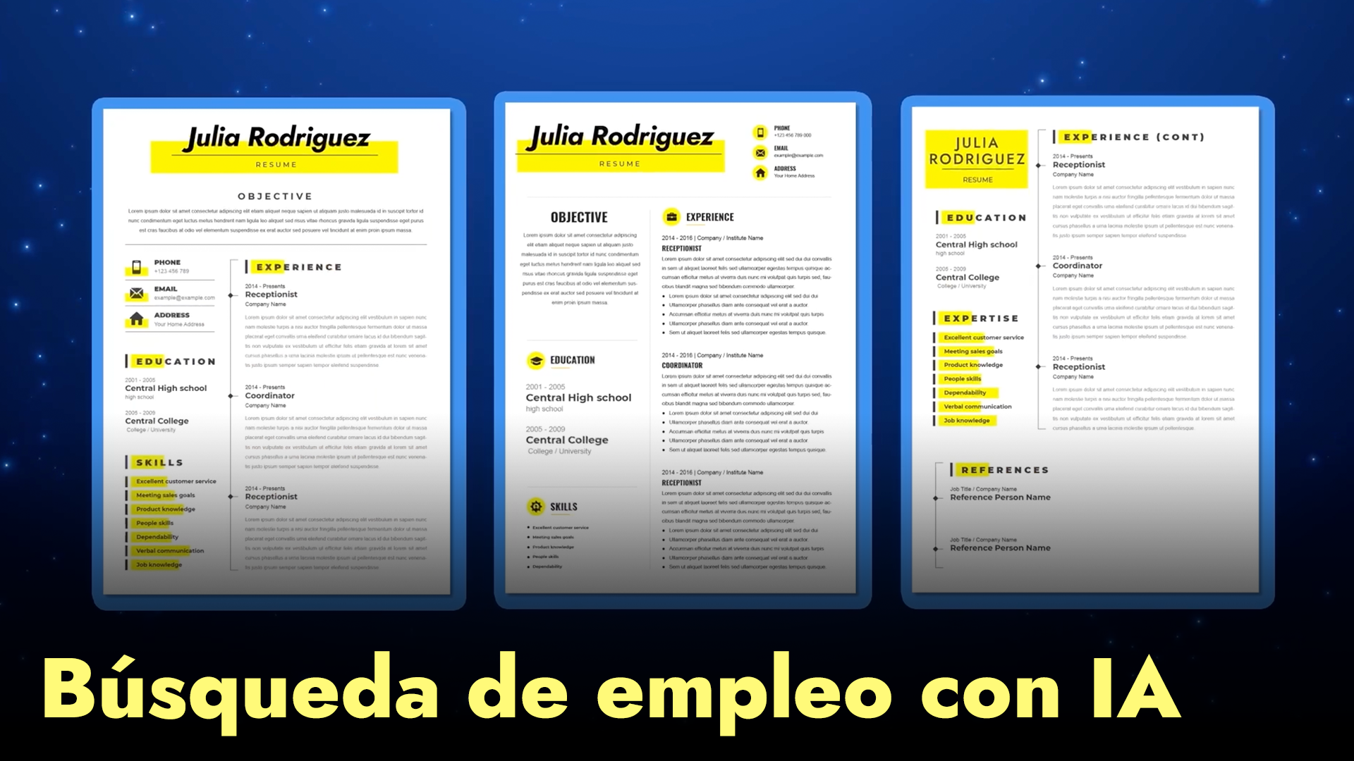 Búsqueda de empleo con IA