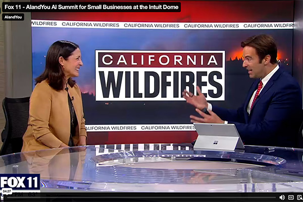 Fox 11 - AIandYou AI Summit for Small Businesses at the Intuit Dome