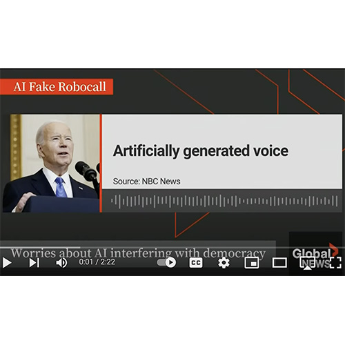 Video: Artificial Intelligence could threaten elections. What is Ottawa doing to regulate it?