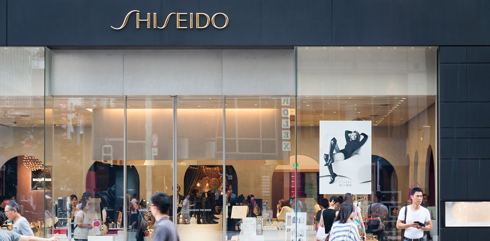 Shiseido store front in Japan #458597151